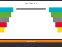 Tablet Screenshot of flashclinic.com